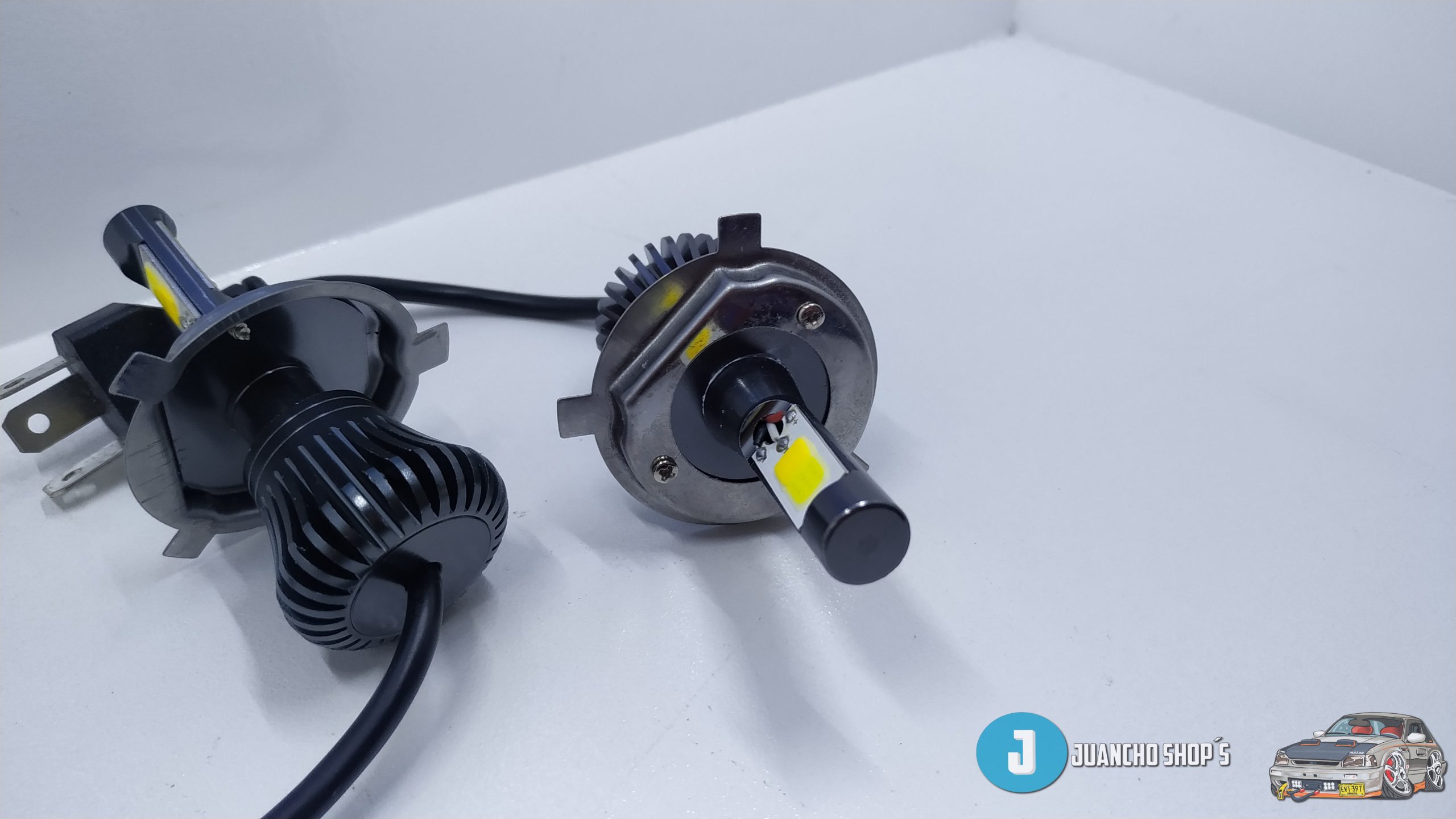 luces led dual color h4