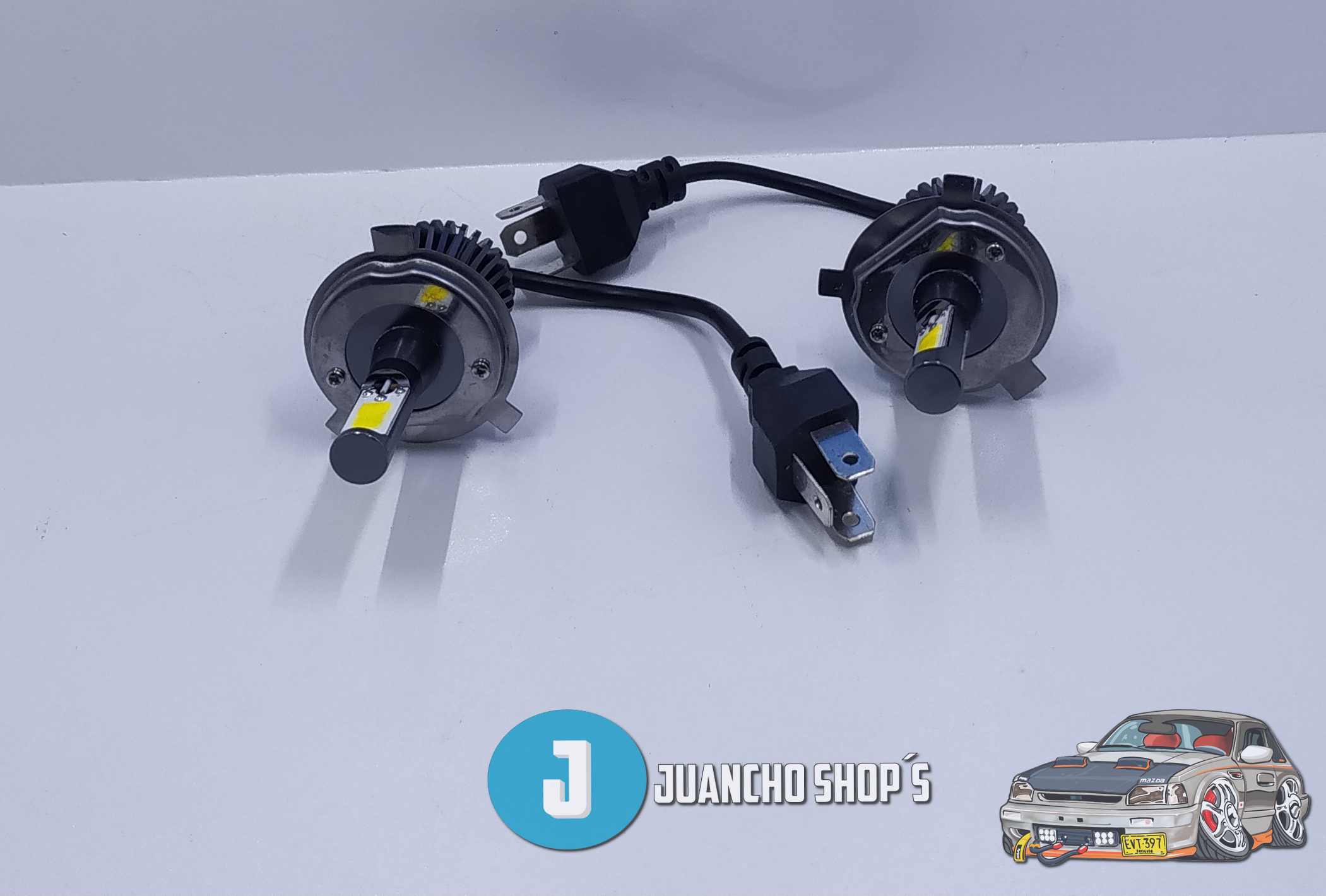 luces led dual color h4